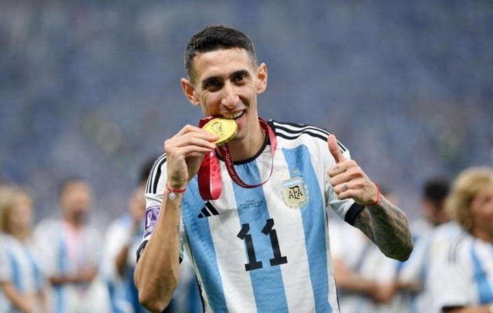 6. Angel Di Maria 102 lần ra sân. Mặc dù đã 32 tuổi nhưng cựu sao Manchester United vẫn thường xuyên được triệu tập vào đội tuyển quốc gia.